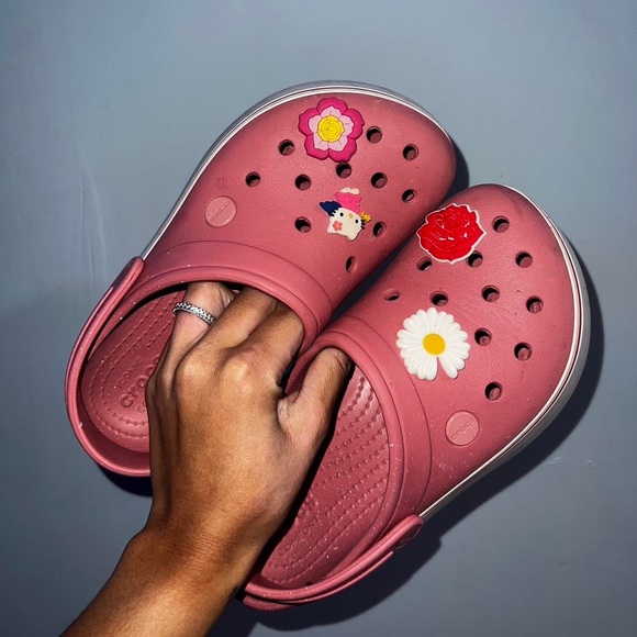 Pink Platform Crocs - Picture 3 of 4